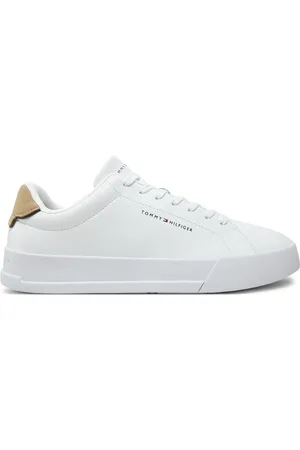 Tommy Hilfiger Sneakersy Th Court Lth Detail Ess FM0FM05367