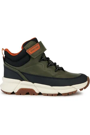 Geox Kozačky J Flexyper Plus Boy J36LCG 0MEFU C0623 S Khaki