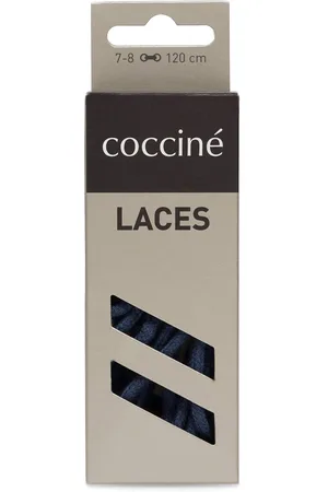 Coccine Tkaničky k obuvi SZNUROWADŁA 120 cm F3 BAWEŁNIANE v.AZ Tmavomodrá