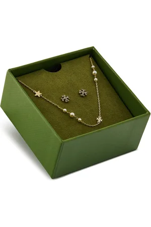 Tory Burch Set náušnice a náhrdelník 165322 Zlatá