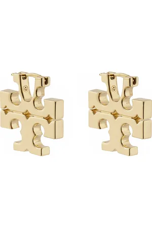 Tory Burch Naušnice Eleanor Hidden Hoop Earring 157956 Zlatá