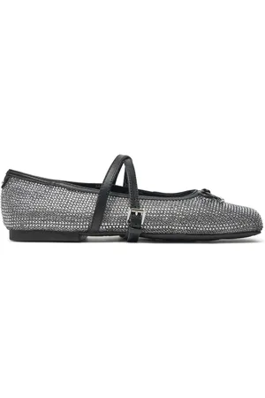 Michael Kors Baleríny 40F4CTFP3D Stříbrná