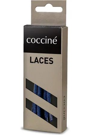 Coccine Tkaničky k obuvi SZNUROWADŁA 90 cm F3 BAWEŁNIANE v.AZ Tmavomodrá