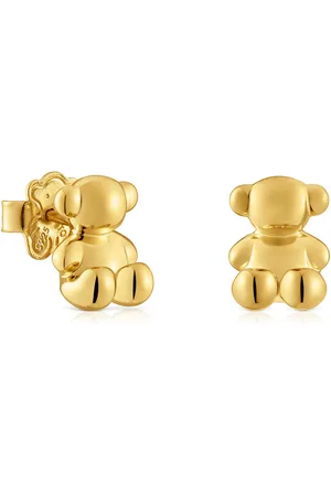 TOUS Naušnice Bold Bear 1004195400 Zlatá