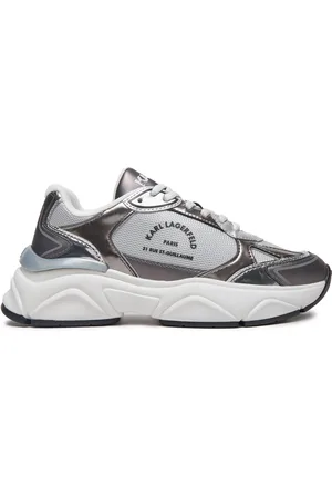 Karl Lagerfeld Sneakersy Komet KL65638M Stříbrná