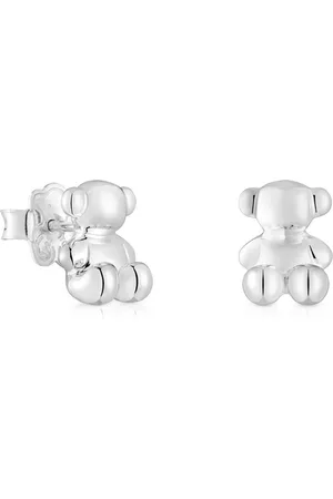 TOUS Naušnice Bold Bear 1004195200 Stříbrná