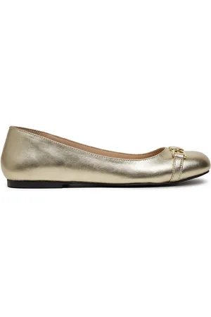 Moschino Baleríny JA11011G1MIF0900 Zlatá