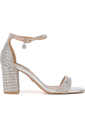 Nine West Sandály WFA3032-1 Stříbrná