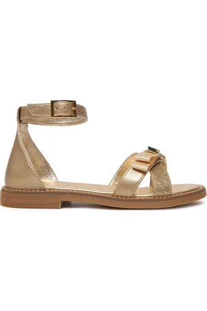 Tommy Hilfiger Sandály Sandal T4A2-33943-0572 M Zlatá