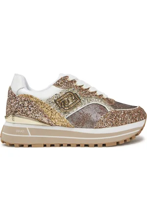 Liu Jo Sneakersy Maxi Wonder BA5015 TX007 Zlatá