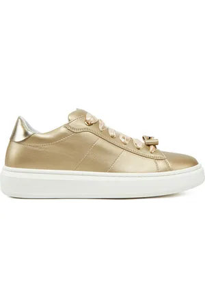 Calvin Klein Sneakersy Low Cut Lace-Up Sneaker V4A9-83046-1322 S Zlatá