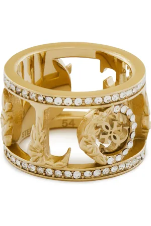 Guess Prstýnek JUBR05 037JW Zlatá