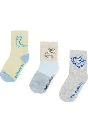 Peppa Pig Sada 3 párů dětských vysokých ponožek ACCS-SS24-234PP-A