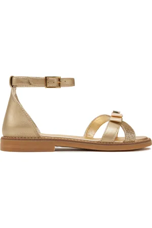 Tommy Hilfiger Sandály Sandal T4A2-33943-0572 S Zlatá