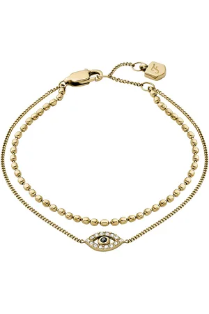 Fossil Náramek Sutton Evil Eye JF04794710 Zlatá