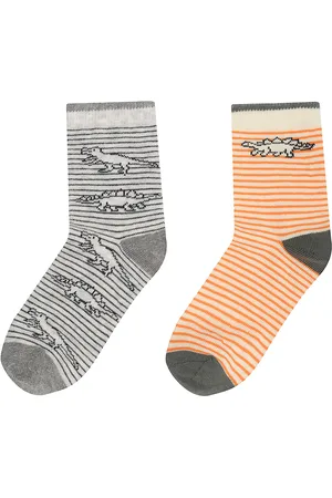 Action Boy Sada 2 párů dětských vysokých ponožek 8KB-002-AW23 (2-pack)