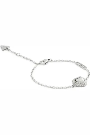 Guess Náramek JUBB05 022JW Stříbrná