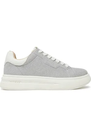 Guess Sneakersy FLPWIN LEL12 Stříbrná