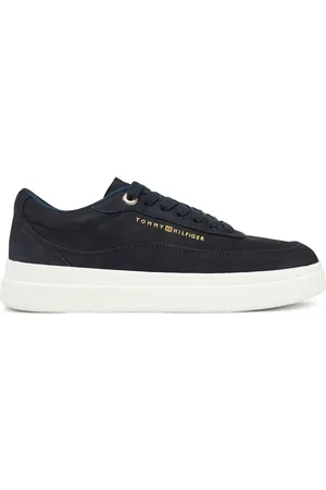 Tommy Hilfiger Sneakersy Modern Court Sneaker Nubuck FW0FW08462 Tmavomodrá
