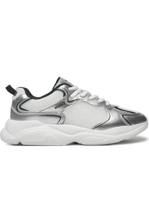 HUGO BOSS Sneakersy Leon 50536308 Stříbrná