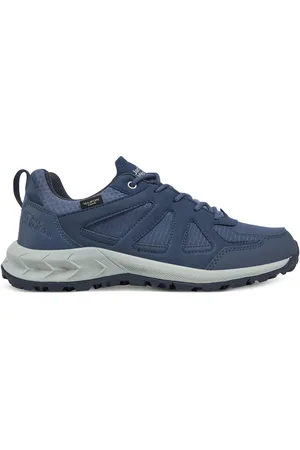 Jack Wolfskin Trekingová obuv Woodland 2 Texapore Low 4051341 Tmavomodrá