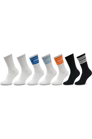 JACK & JONES Sada 7 párů pánských vysokých ponožek 12270245