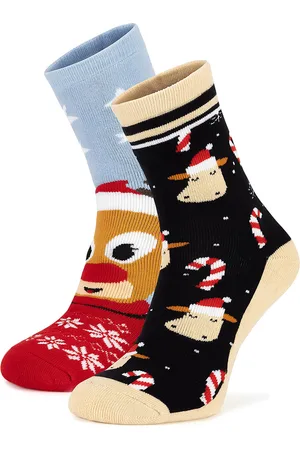 Jenny Sada 2 párů vysokých ponožek unisex 4WB-005-AW24 (2-pack)