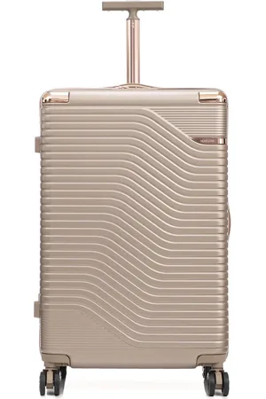 Semi Line Velký kufr T5808-5 Zlatá