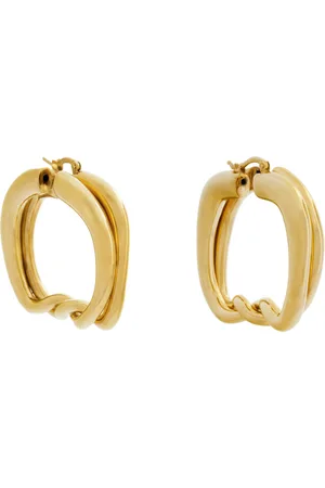 Jacquemus Naušnice 24E241JW654-5845 Zlatá
