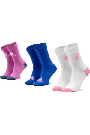 adidas Sada 3 párů dětských vysokých ponožek HM2314