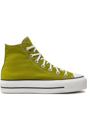 Converse Plátěnky Chuck Taylor All Star Lift Platform Hi A08286C Zelená