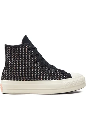 Converse Plátěnky Chuck Taylor All Star Lift Platform Crochet A09829C