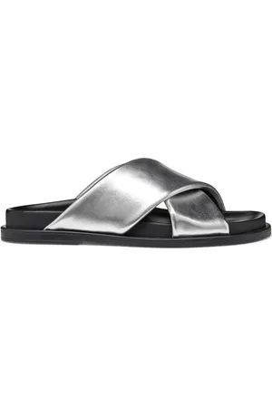 Geox Nazouváky D Adelash D55YWB 000Y2 C1007 Stříbrná