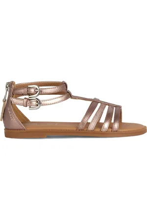 Geox Sandály Jr Karly J7235D 0NFHI C8013 S Zlatá