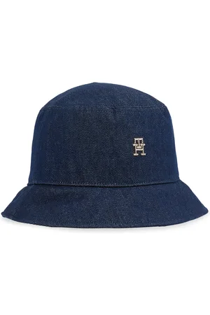 Tommy Hilfiger Klobouk Elevated Chic Denim Bucket Hat AW0AW17133 Tmavomodrá