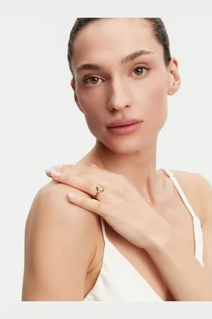 Guess Prstýnek JUBR05 251JW Zlatá