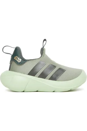 adidas Sneakersy Star Wars the Mandalorian Monofit JI0502 Zelená