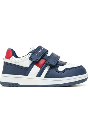 Tommy Hilfiger Sneakersy Flag Low Cut Velcro Sneaker T1X9-33841-1355 M Tmavomodrá