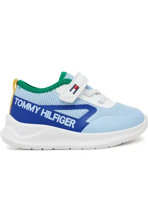 Tommy Hilfiger Sneakersy Low Cut Lace-Up/Velcro Sneaker T1B9-33868-1756 M Světle