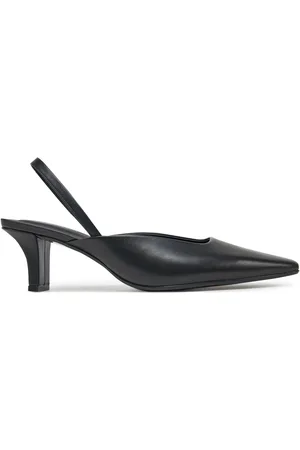Calvin Klein Sandály Heel Mule Pump 50 - Lth HW0HW02551