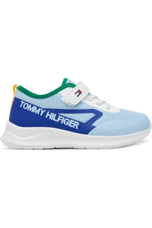 Tommy Hilfiger Sneakersy Low Cut Lace-Up/Velcro Sneaker T1B9-33868-1756 S Světle