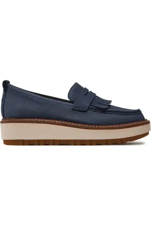 Clarks Mokasíny Oriannaw Loafer 26176639 Tmavomodrá