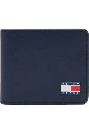 Tommy Hilfiger Velká pánská peněženka Tjm Heritage Leather Cc Wallet AM0AM13371 Tmavomodrá