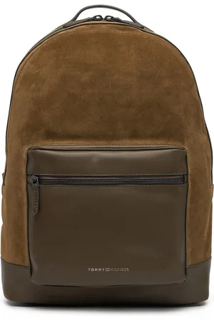 Tommy Hilfiger Batoh Th Casual Suede Backpack AM0AM13229 Zelená