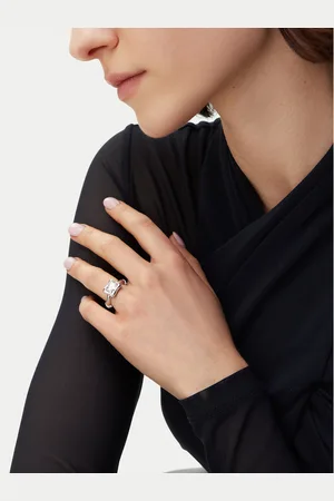 Guess Prstýnek JUBR05 173JW Stříbrná