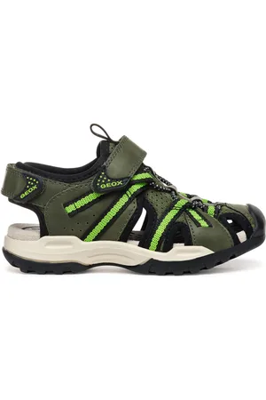 Geox Sandály Jr Borealis J450RB 014ME C3222 M Khaki