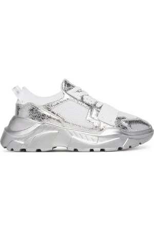 VERSACE Sneakersy 78YA3SC4 Stříbrná