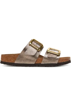 Birkenstock Nazouváky Sydney Cushion Buckle 1029372 Zlatá