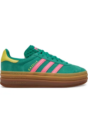 adidas Sneakersy Gazelle Bold JH9668 Zelená
