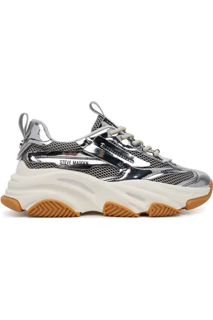 Steve Madden Sneakersy Possession-E SM19000033 Stříbrná